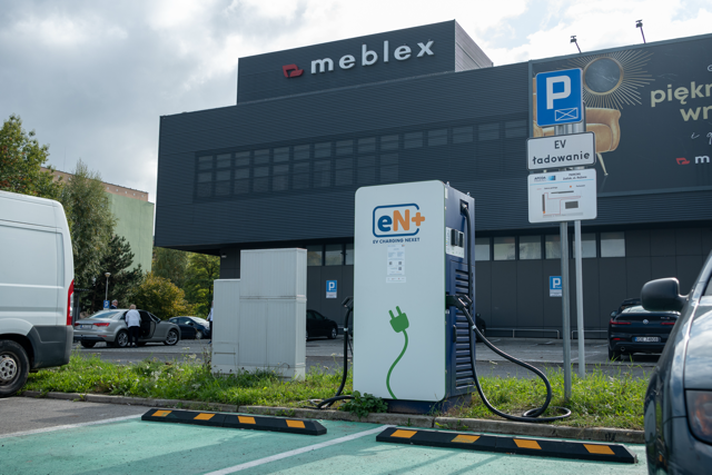 Stacja ładowania eN+ przy ul. Rejtana w Rzeszowie